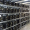 A bustling South African mining farm in action, showcasing rows of ASIC rigs ready for emergency interventions