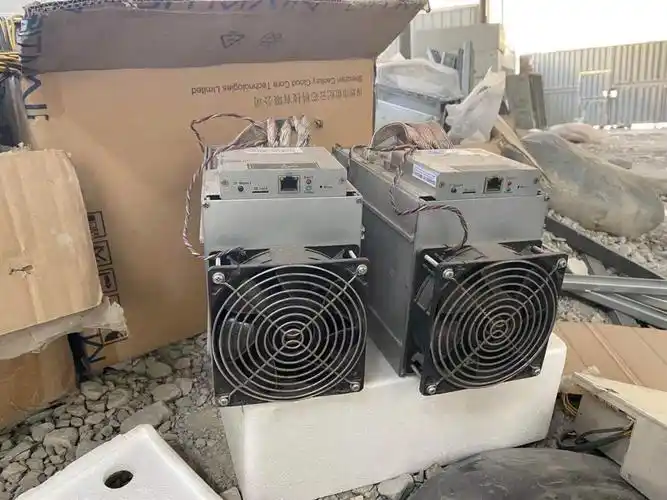Efficient mining farm setup showcasing modern rigs and power meters