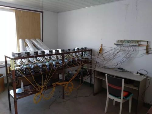 An intricate mining rig setup, illustrating the hardware components essential for profitable cryptocurrency extraction